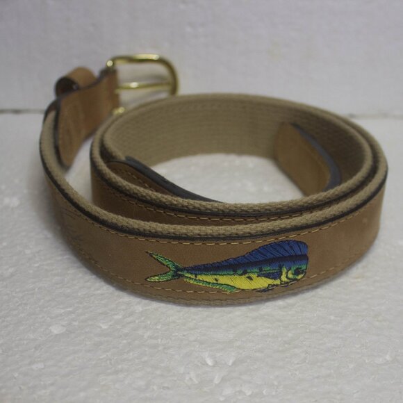 Zep-Pro Leather Belt Mahi-Mahi - Picture 1 of 5
